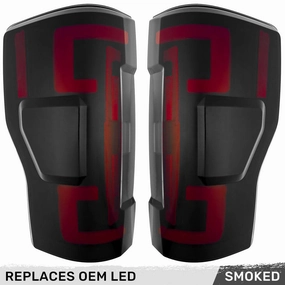 2017-2019 Ford SuperDuty 17-19 Smoked OLED Taillights  (Replaces OEM LED Tail Lights)