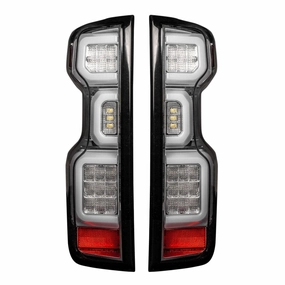 2019-2023 Chevrolet Silverado 1500 RECON Clear Lens OLED Tail Lights (Replaces OEM LED Tail Lights ONLY)