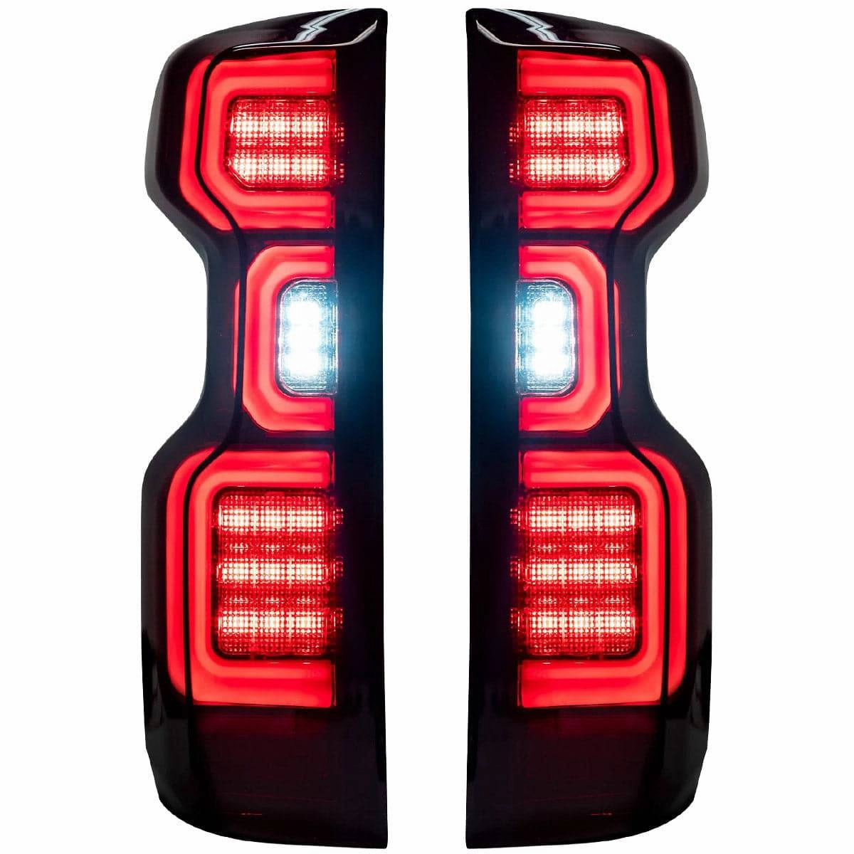 2019-2023 Chevrolet Silverado 1500 RECON OLED Smoked Tail Lights (Replaces OEM LED Tail Lights ONLY)