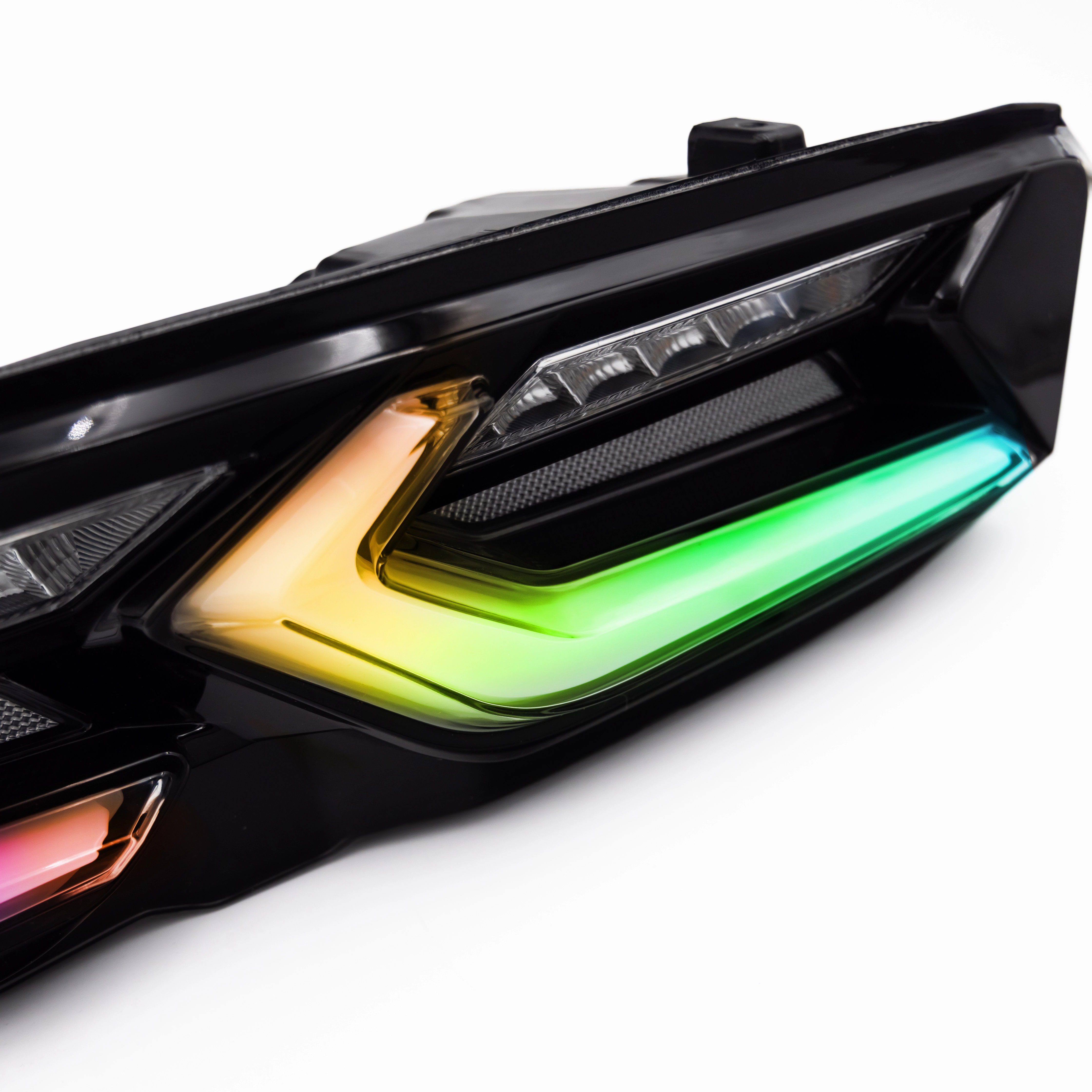 2019-2025 CHEVY CAMARO UMBRA LED TAILLIGHTS GLOSS BLACK/SMOKE LENS