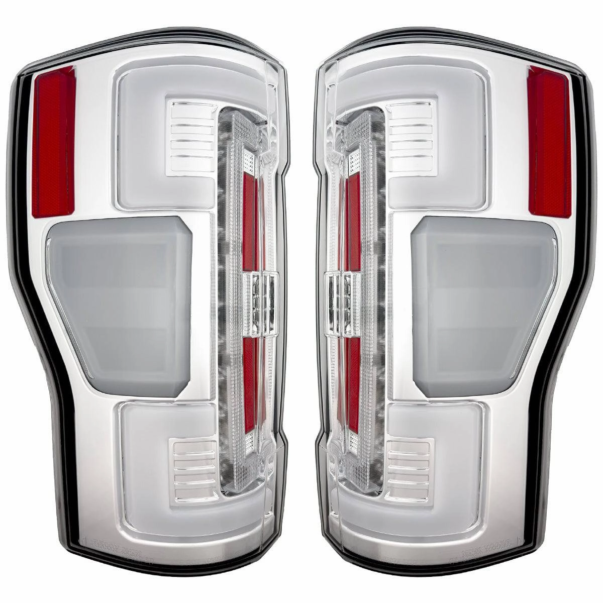 2020-2022 Ford SuperDuty RECON Clear Lens (Paintable) OLED Tail Lights (Replaces OEM LED)