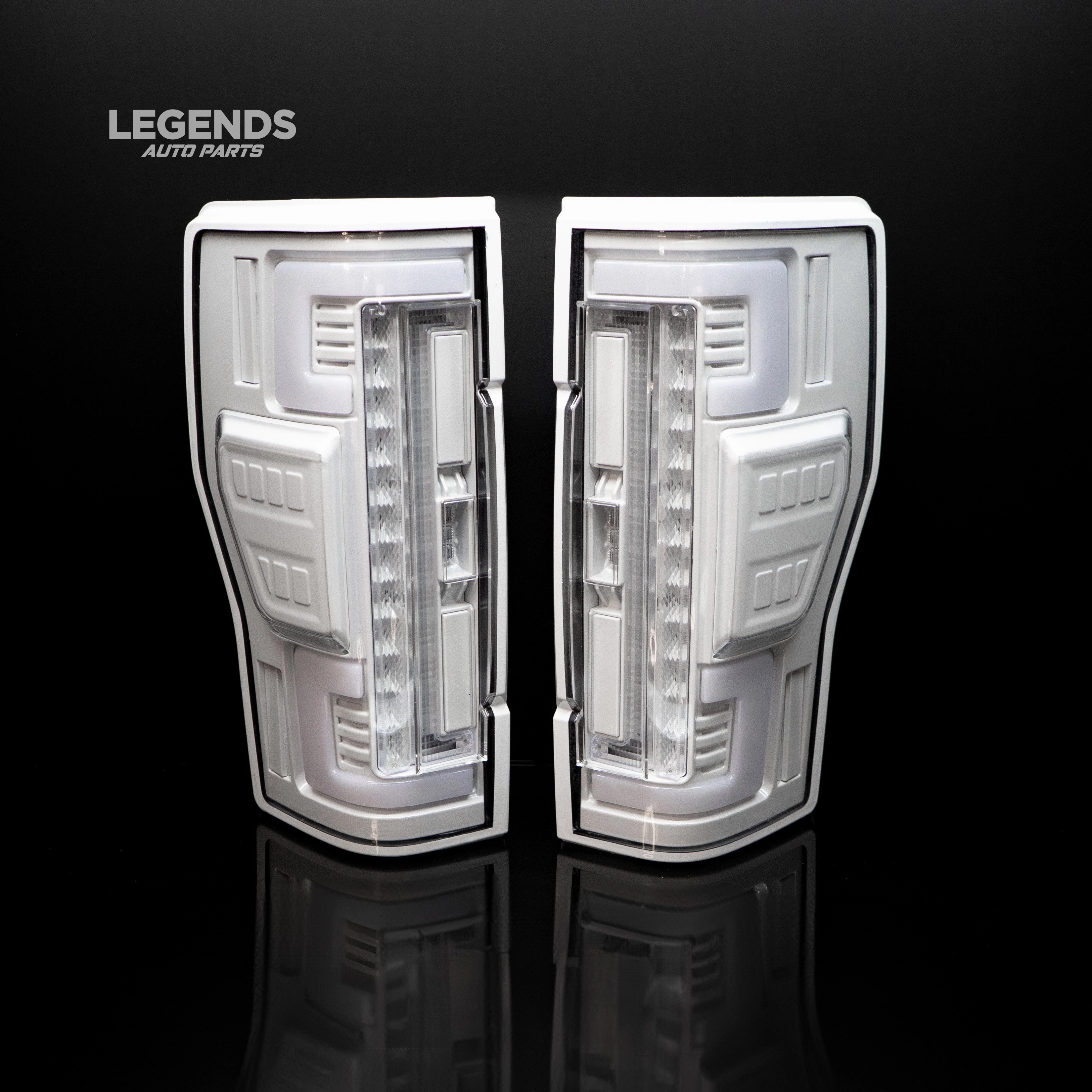 2020-2022 Ford SuperDuty RECON Clear Lens (Paintable) OLED Tail Lights (Replaces OEM LED)