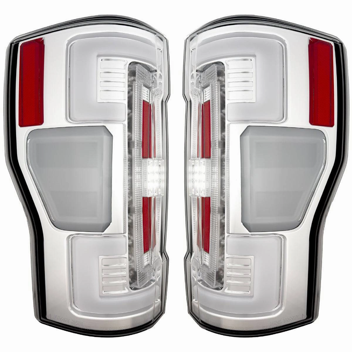 2020-2022 Ford SuperDuty RECON Clear Lens (Paintable) OLED Tail Lights (Replaces OEM LED)