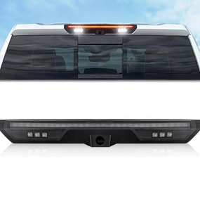 2020-2024 GMC/Chevrolet 1500/2500/3500 Smoked LED Third Brake (For Models WITH 1 Cargo Bed Camera)