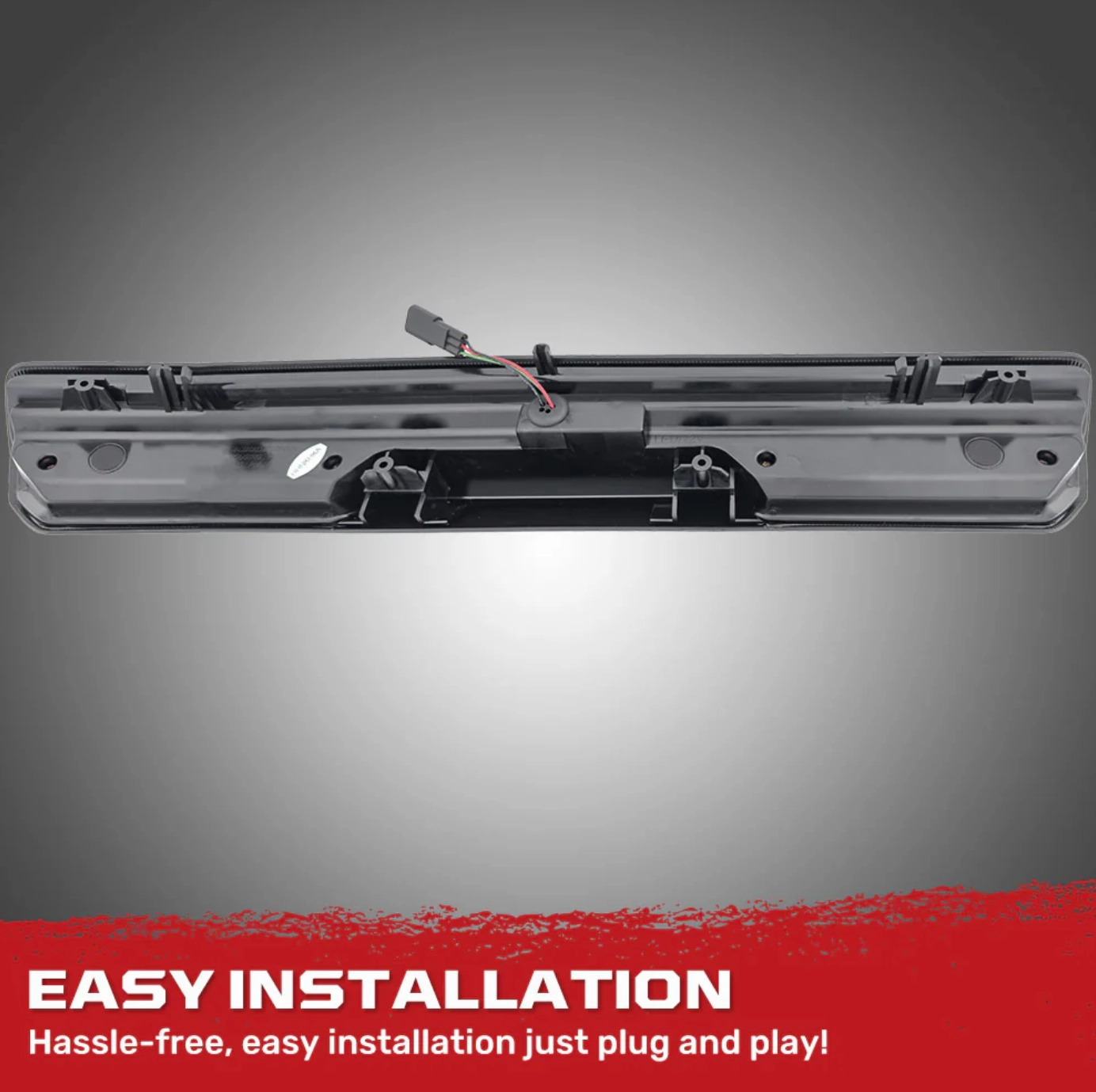 2020-2024 GMC/Chevrolet 1500/2500/3500 Smoked LED Third Brake (For Models WITH 1 Cargo Bed Camera)