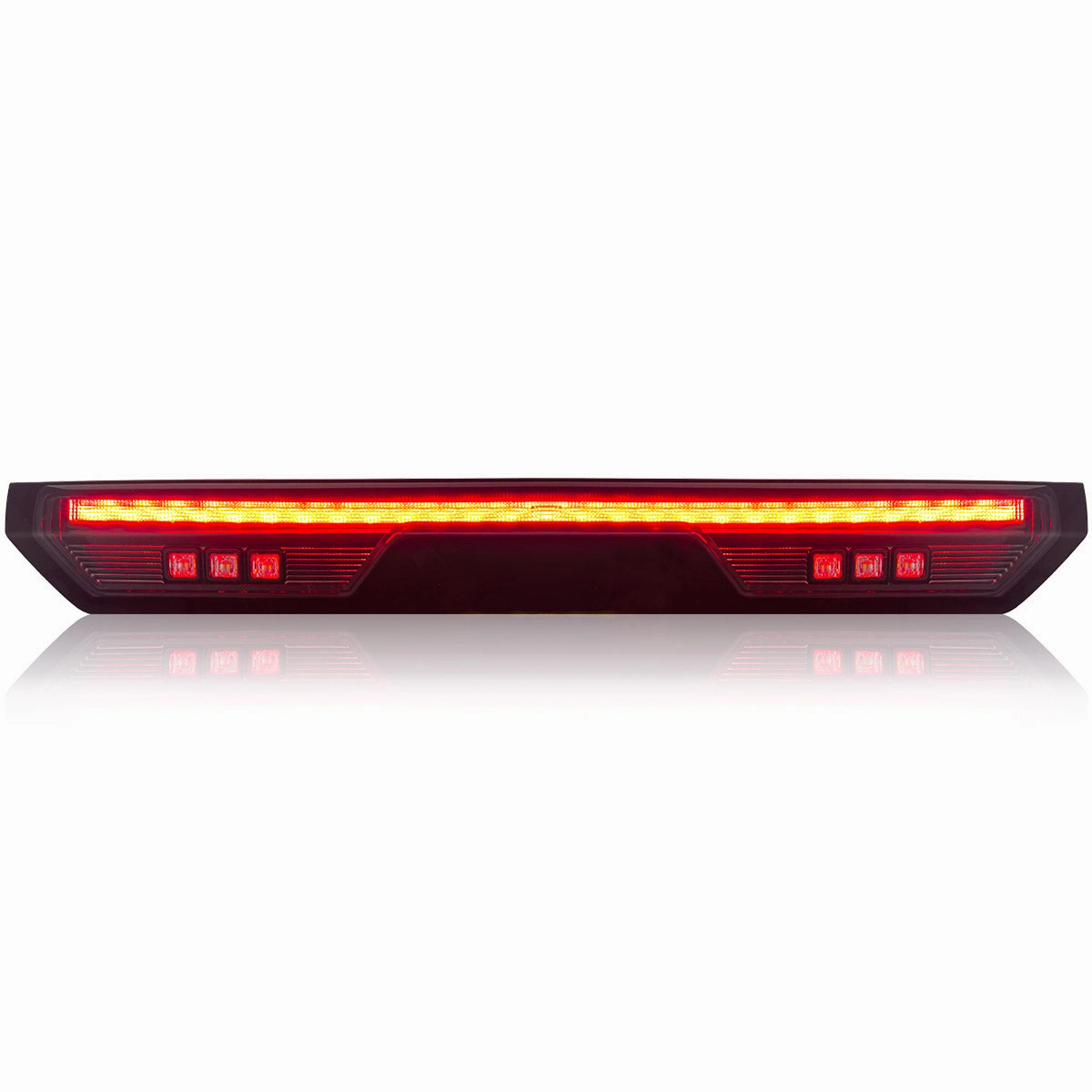 2020-2024 GMC/Chevrolet 1500/2500/3500 Smoked LED Third Brake Light (For Models WITHOUT Cargo Bed Camera)
