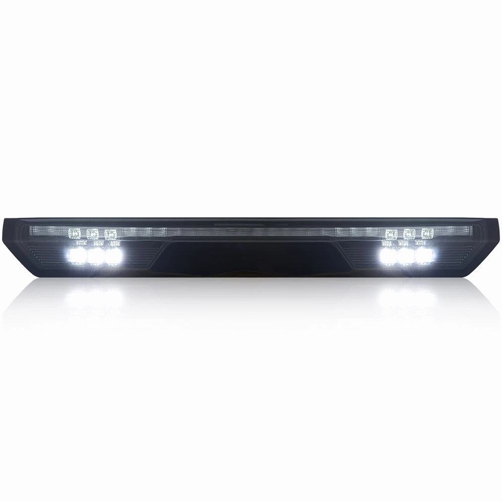 2020-2024 GMC/Chevrolet 1500/2500/3500 Smoked LED Third Brake Light (For Models WITHOUT Cargo Bed Camera)
