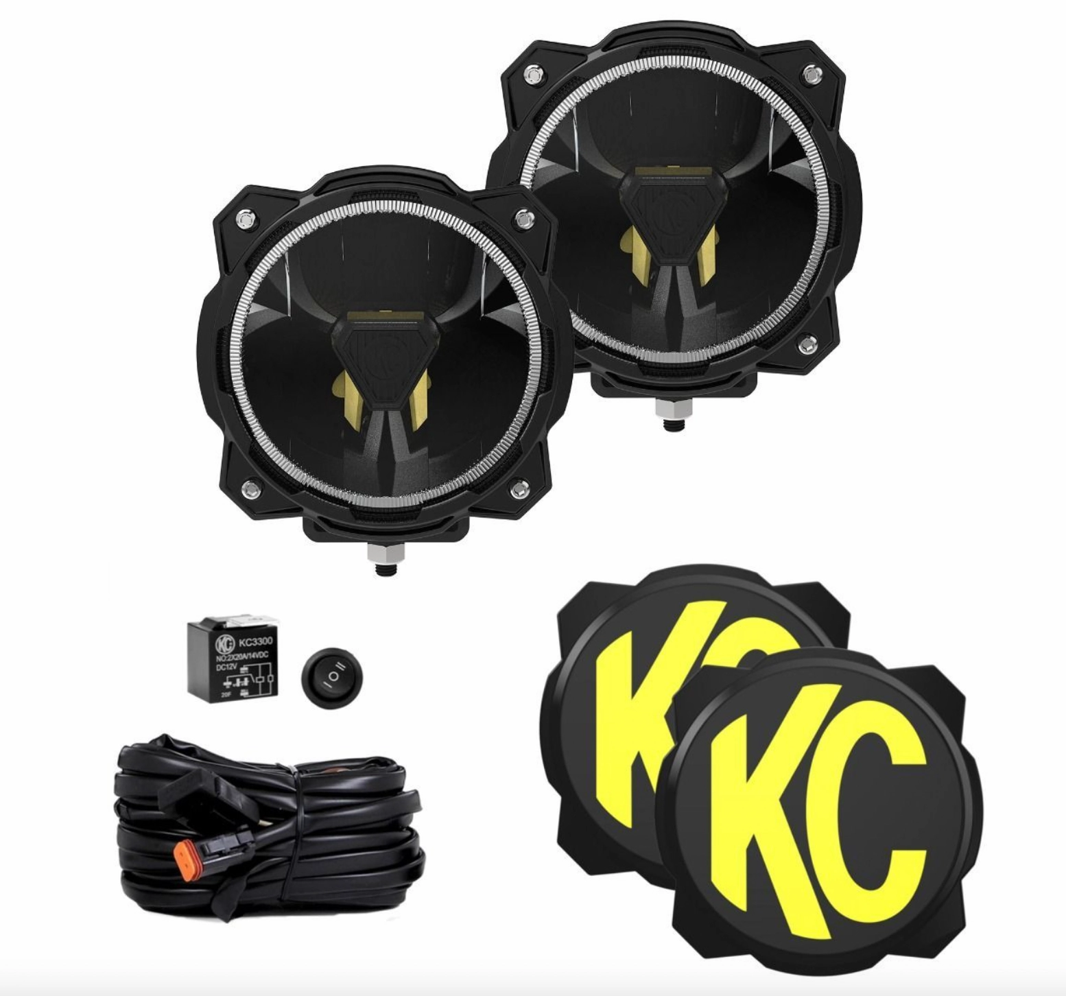 2021  Ford Bronco KC Hilites A-Pillar / Ditch Mount and Lights Bundle