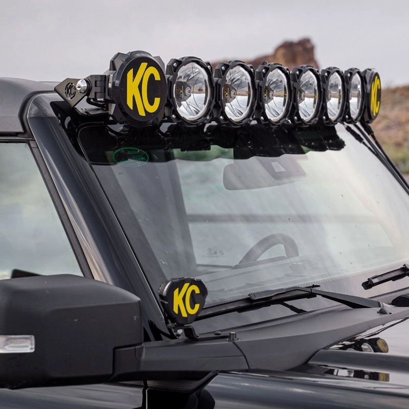 2021  Ford Bronco KC Hilites A-Pillar / Ditch Mount and Lights Bundle
