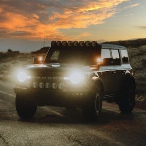 2021  Ford Bronco KC Hilites A-Pillar / Ditch Mount and Lights Bundle