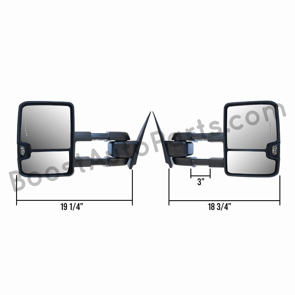 2023-2024 Chevy Colorado / GMC Canyon Tow Mirrors (Style 2)