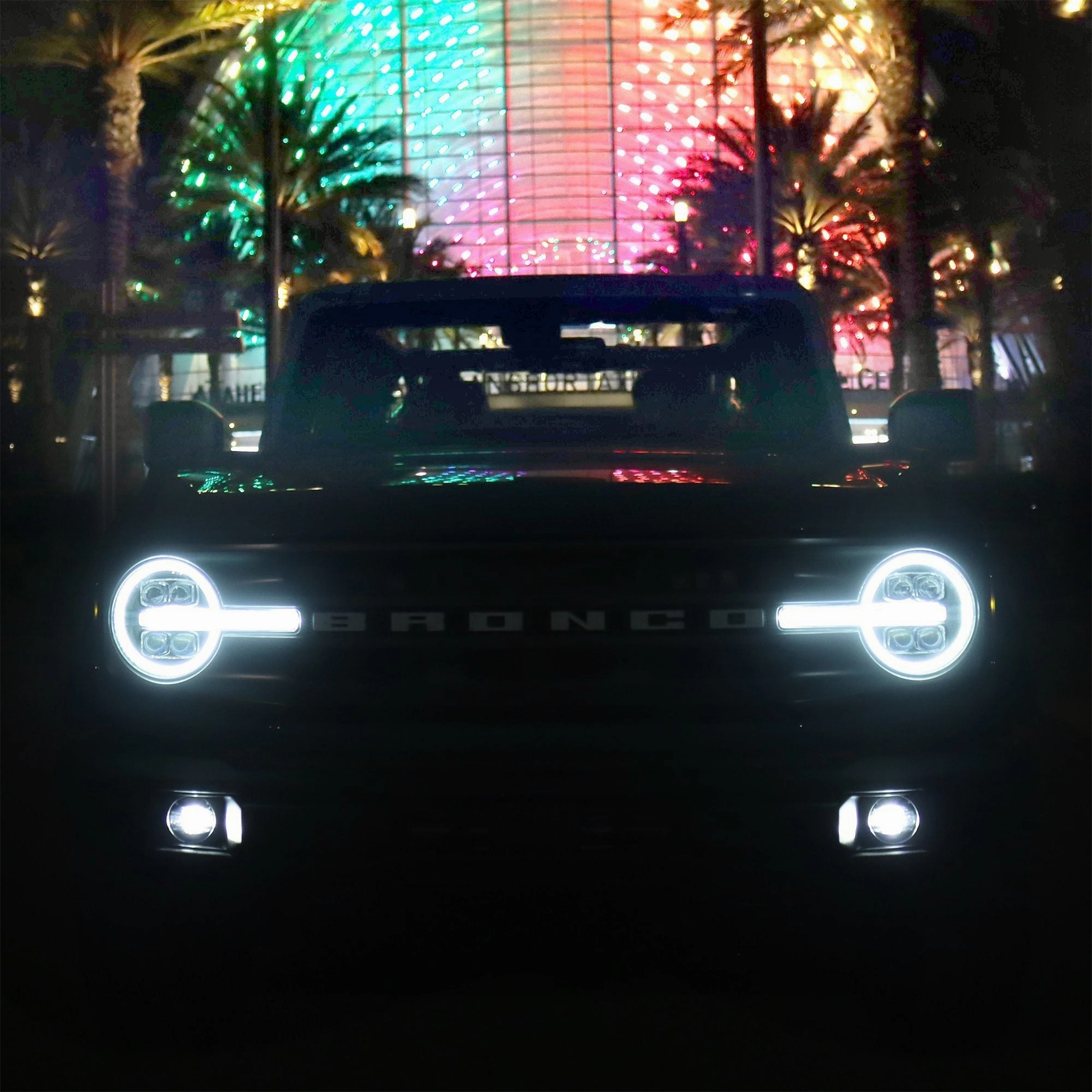 21-24 Ford Bronco /22-24 Ford Bronco Raptor NOVA-Series LED Projector Headlights Alpha-black