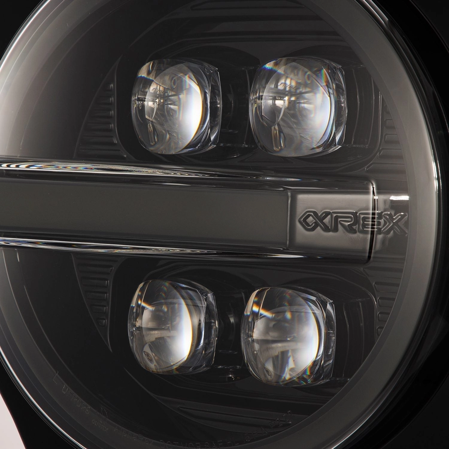 21-24 Ford Bronco /22-24 Ford Bronco Raptor NOVA-Series LED Projector Headlights Alpha-black