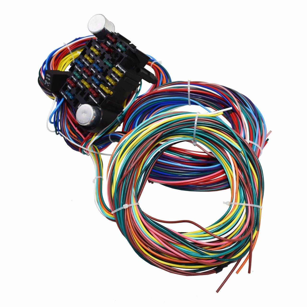 21 Circuit Wiring Harness Street Universal Wire Door Locks Radio Power Windows