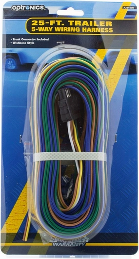 25ft Trailer 5-Way Wiring Harness