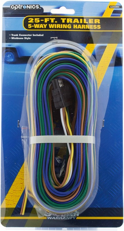 25ft Trailer 5-Way Wiring Harness