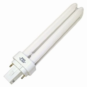 26W Quad-Tube 3000K G24Q3 4 Pin Base Fluorescent (10 pack)