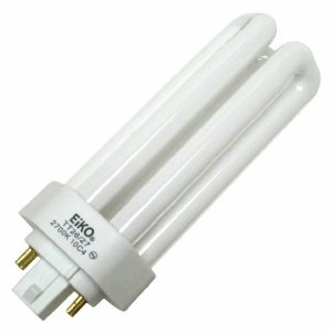 26W Triple-Tube 3500K GX24q-2 Base Fluorescent (10 pack)