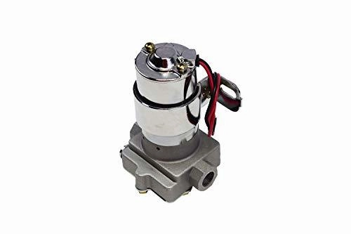 30-155 Electric Inline Fuel Pump 12V 155 GPH at 14PSI Chrome