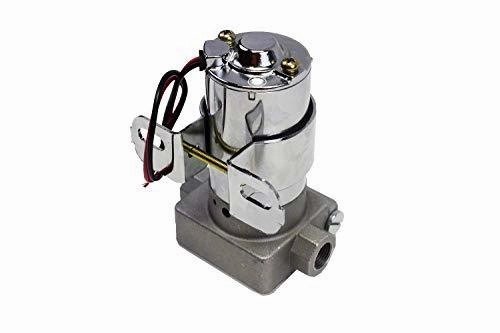 30-155 Electric Inline Fuel Pump 12V 155 GPH at 14PSI Chrome