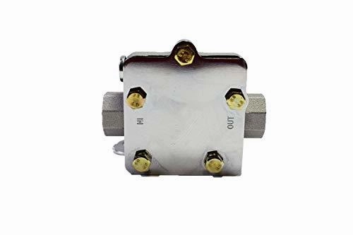 30-155 Electric Inline Fuel Pump 12V 155 GPH at 14PSI Chrome