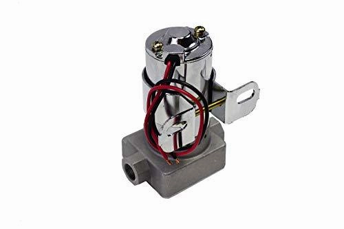 30-155 Electric Inline Fuel Pump 12V 155 GPH at 14PSI Chrome
