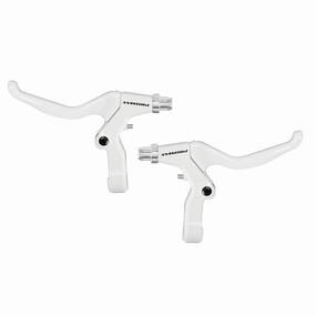 3 Finger Levers White Pair