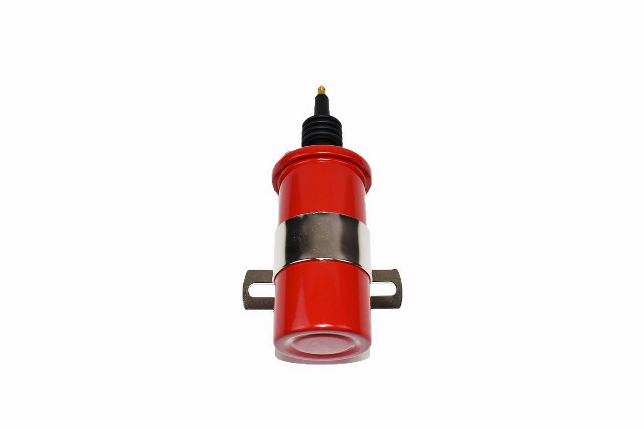 45,000 Volt Oil Filled Canister Male Ignition Coil Red