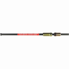 AGS PA-308 Domestic Poly-Armour PVF Steel Brake Line, 3/16 x 8 in