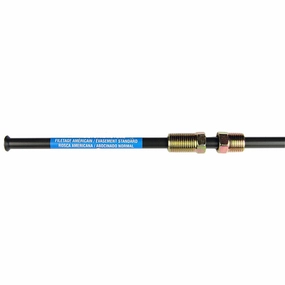 AGS PA-408 Domestic Poly-Armour PVF Steel Brake Line 1/4 x 8 in