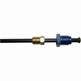 AGS PAA-B 312 PVF Steel Brake Line Adapter, 3/16 x 8 (3/8-24 Inverted)(M12x1.0 Bubble)