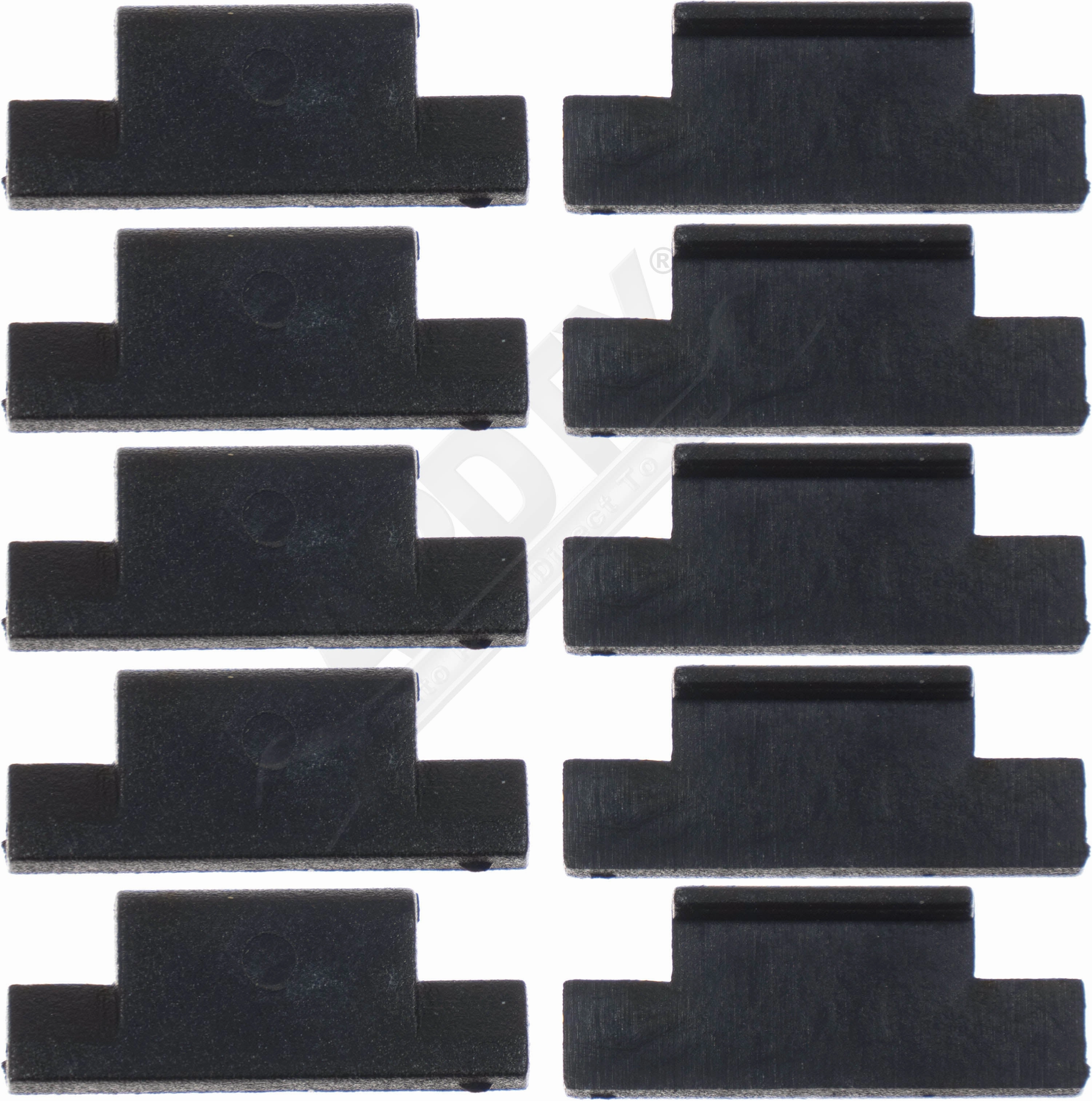 APDTY 153415x10 7.3L Valve Cover Wire Harness Retainer Push Lock Clip (10 Pack)