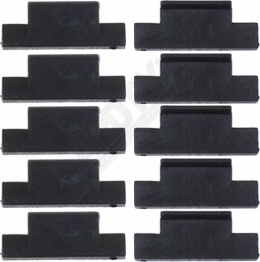 APDTY 153415x10 7.3L Valve Cover Wire Harness Retainer Push Lock Clip (10 Pack)