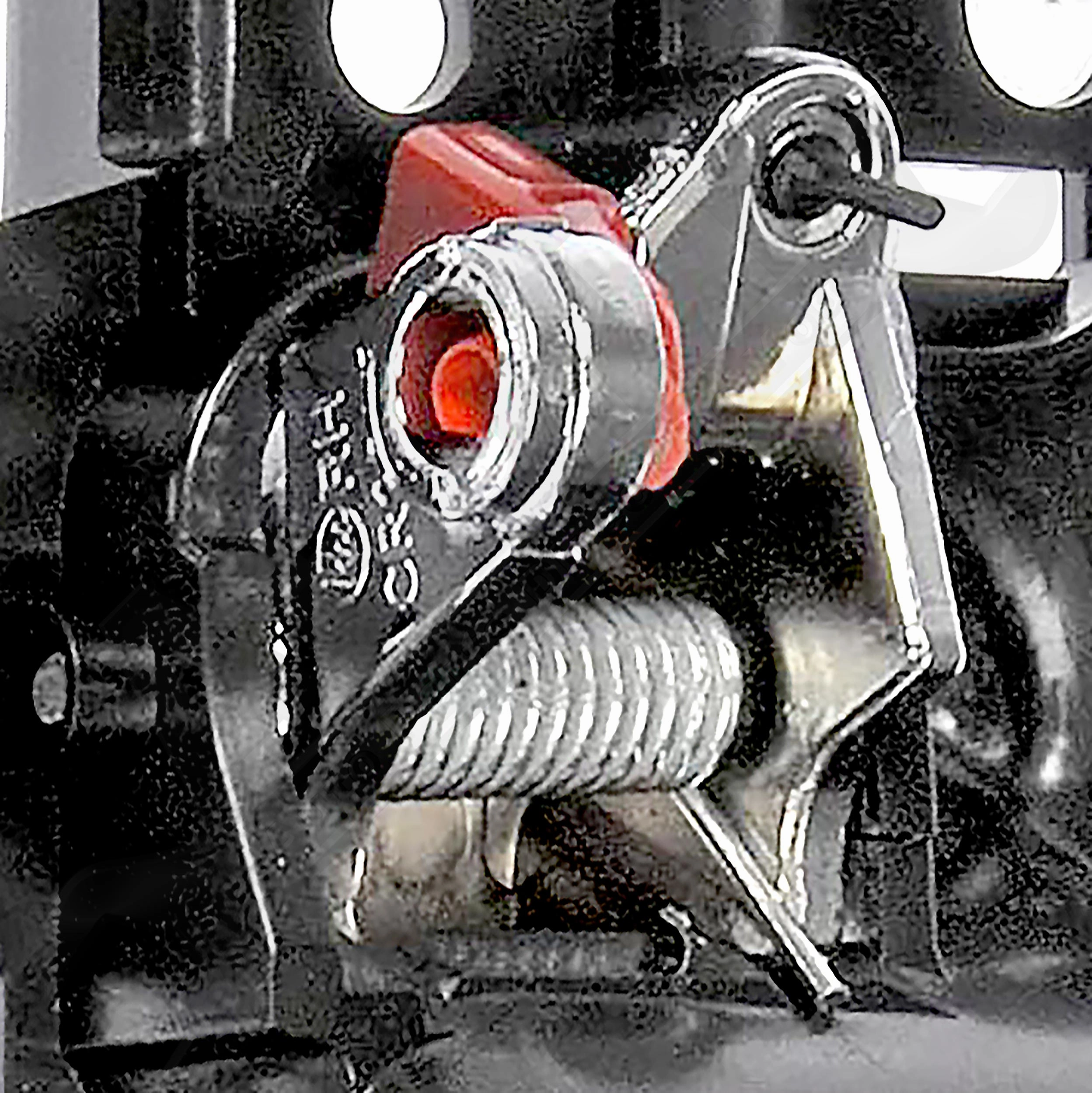 APDTY 153649 Interior Door Handle Replacement Kit Chrome Lever, Black Housing