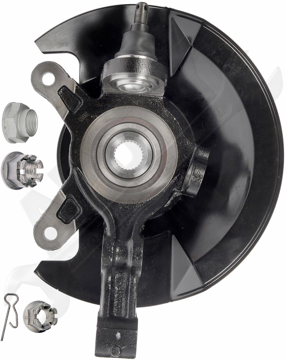 APDTY 156560 Front Right Loaded Knuckle Wheel Bearing and Hub Assembly