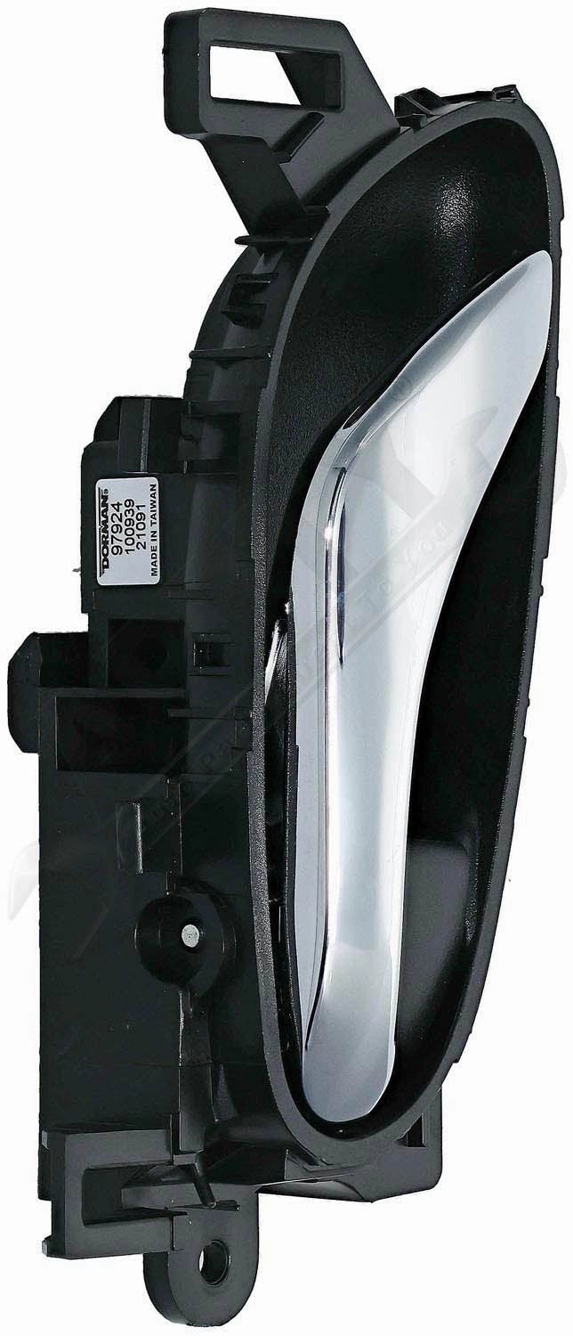 APDTY 157678 Interior Door Handle Housing and Chrome Lever Right Side