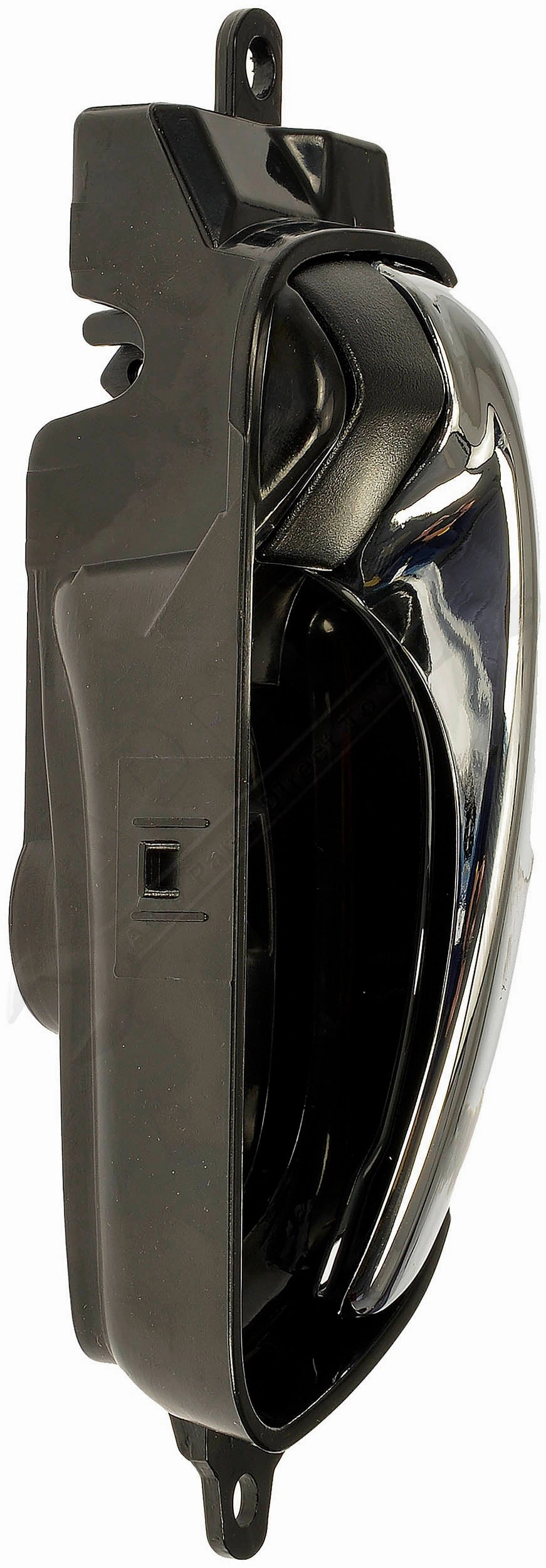 APDTY 159064 Passenger Side Interior Door Handle Black Housing w/Chrome Lever