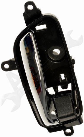 APDTY 159064 Passenger Side Interior Door Handle Black Housing w/Chrome Lever