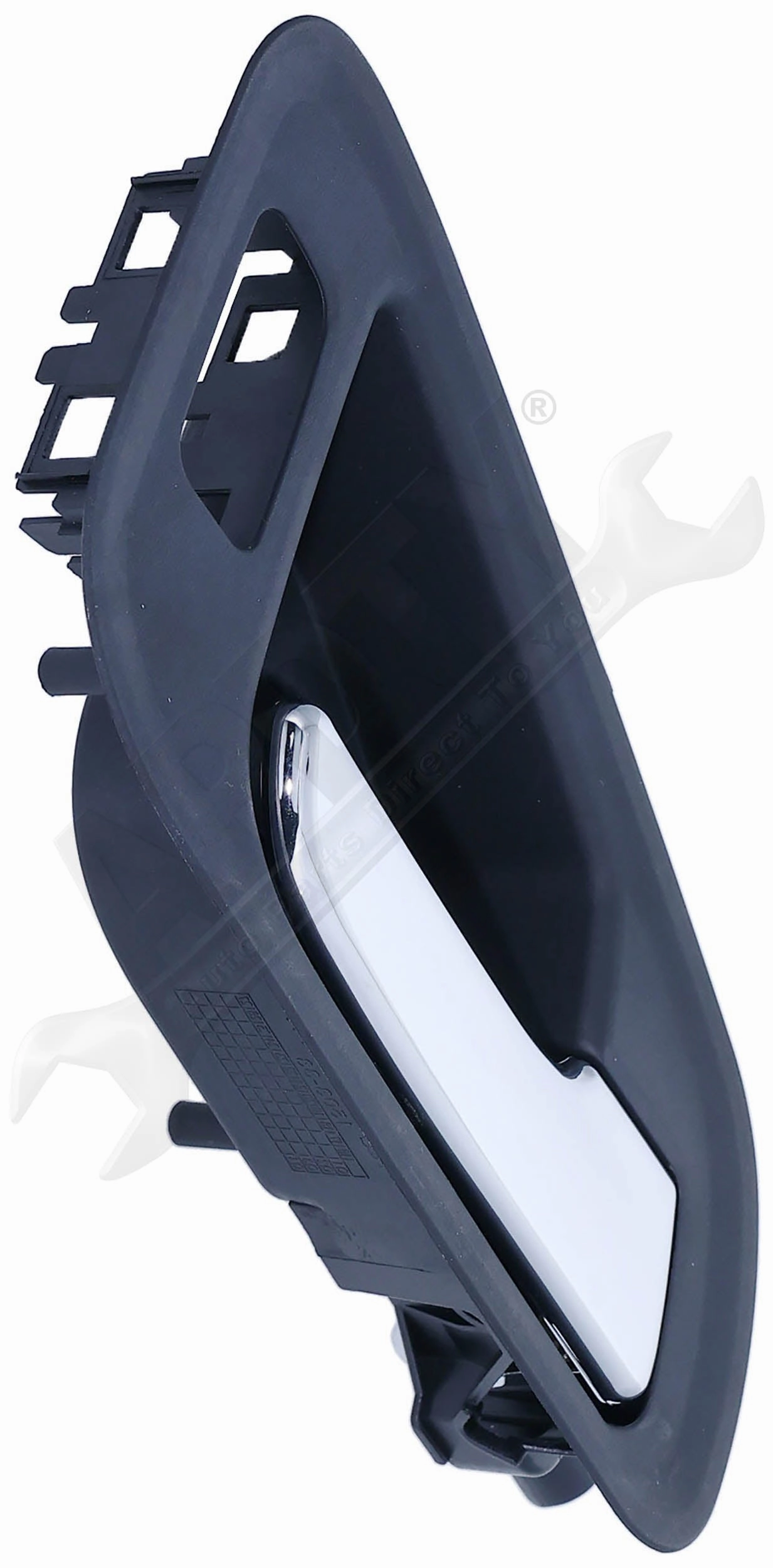 APDTY 159248 Interior Door Handle with Chrome Lever, Front Left