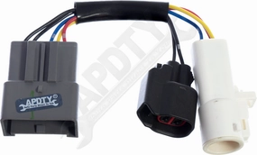 APDTY 159376 Tow Mirror Wire Wiring Harness 5 Wire Adapater Connector Jumper