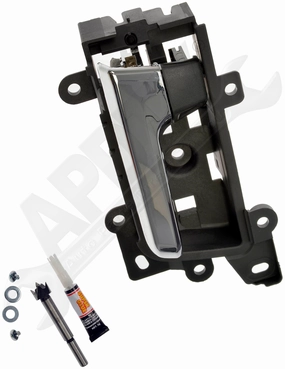 APDTY 159675 Left Side Interior Door Handle - with Chrome Lever