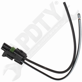 APDTY 159694 Wire Wiring Harness Pigtail Connector (2-Wire, 711662 & More)