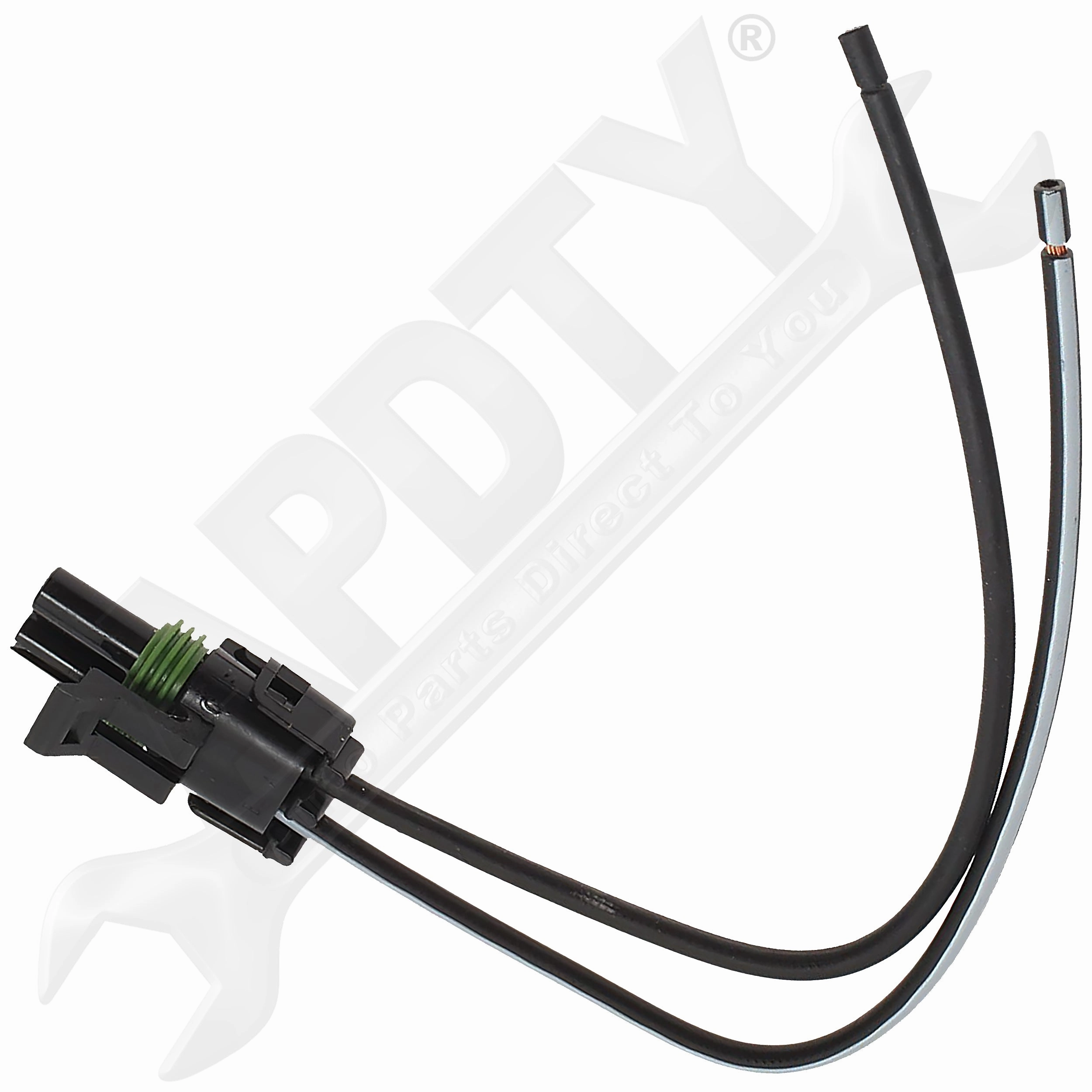 APDTY 159694 Wire Wiring Harness Pigtail Connector (2-Wire, 711662 & More)
