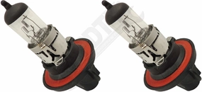 APDTY 173366x2 Headlight Bulb Kit; Set Of 2 Bulbs; H13 Halogen; Replace L0000H13