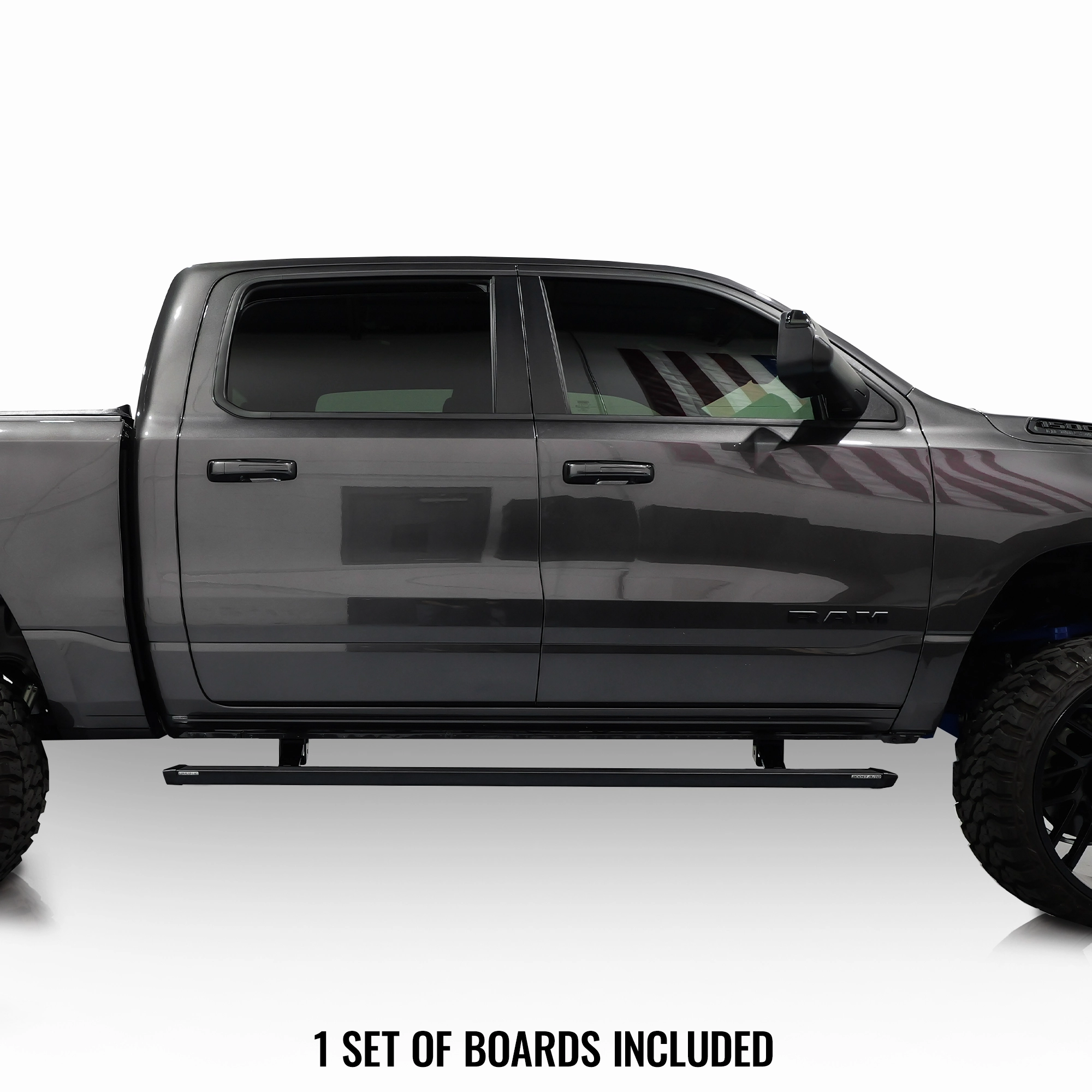 Boost Auto Powered Running Boards | 2009-2018 Dodge Ram 1500