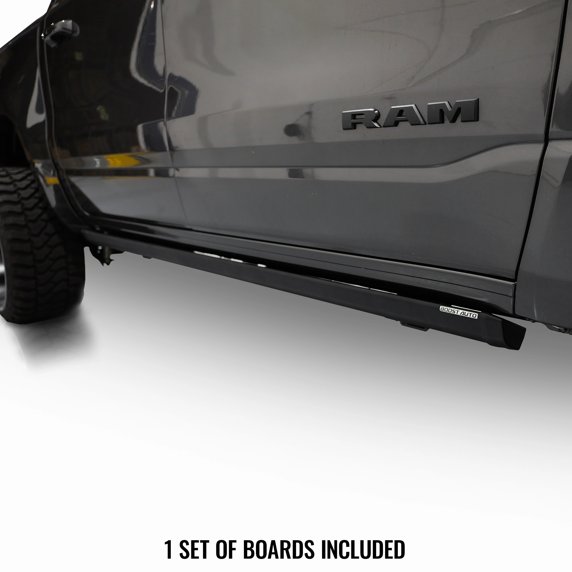 Boost Auto Powered Running Boards | 2009-2018 Dodge Ram 1500