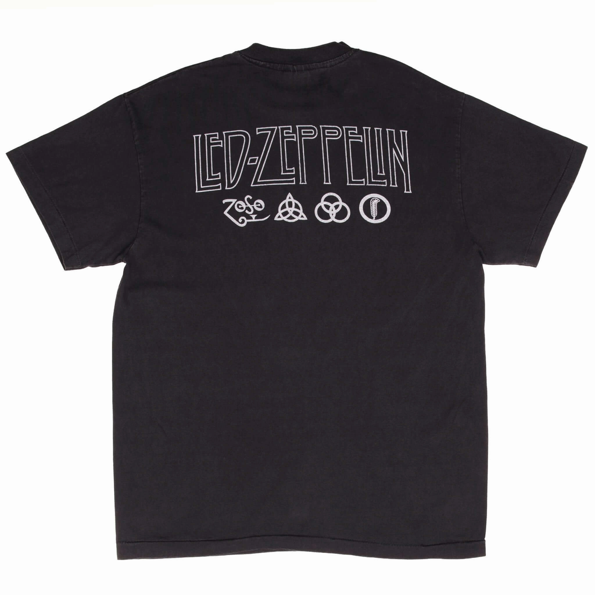 BOOTLEG LED ZEPPELIN SWAN SONG TEE SHIRT SIZE LARGE MADE IN USA