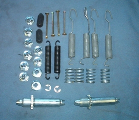 Chevrolet GMC truck rear brake spring kit with adjusters 1951-1960