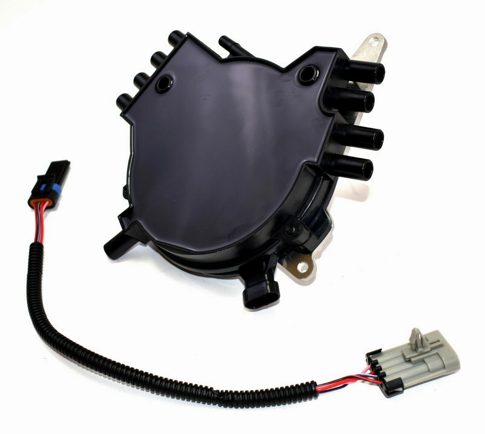 Complete Optispark Spline Drive Distributor 8 Cylinders Compatible with 1995-97 GMC Chevrolet Chevy Corvette Camaro LT1 LT4 V8 5.7L Black Cap