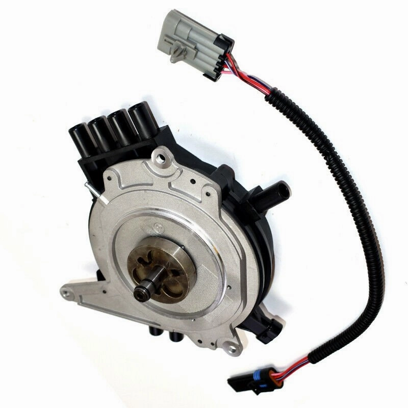 Complete Optispark Spline Drive Distributor 8 Cylinders Compatible with 1995-97 GMC Chevrolet Chevy Corvette Camaro LT1 LT4 V8 5.7L Black Cap